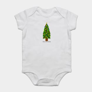 Merry Christmas Tree Baby Bodysuit